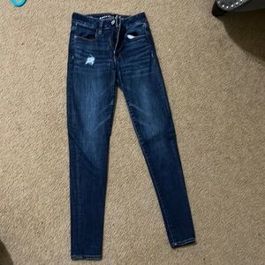 American egale ne(x)t level stretch high rise jeggings size 2